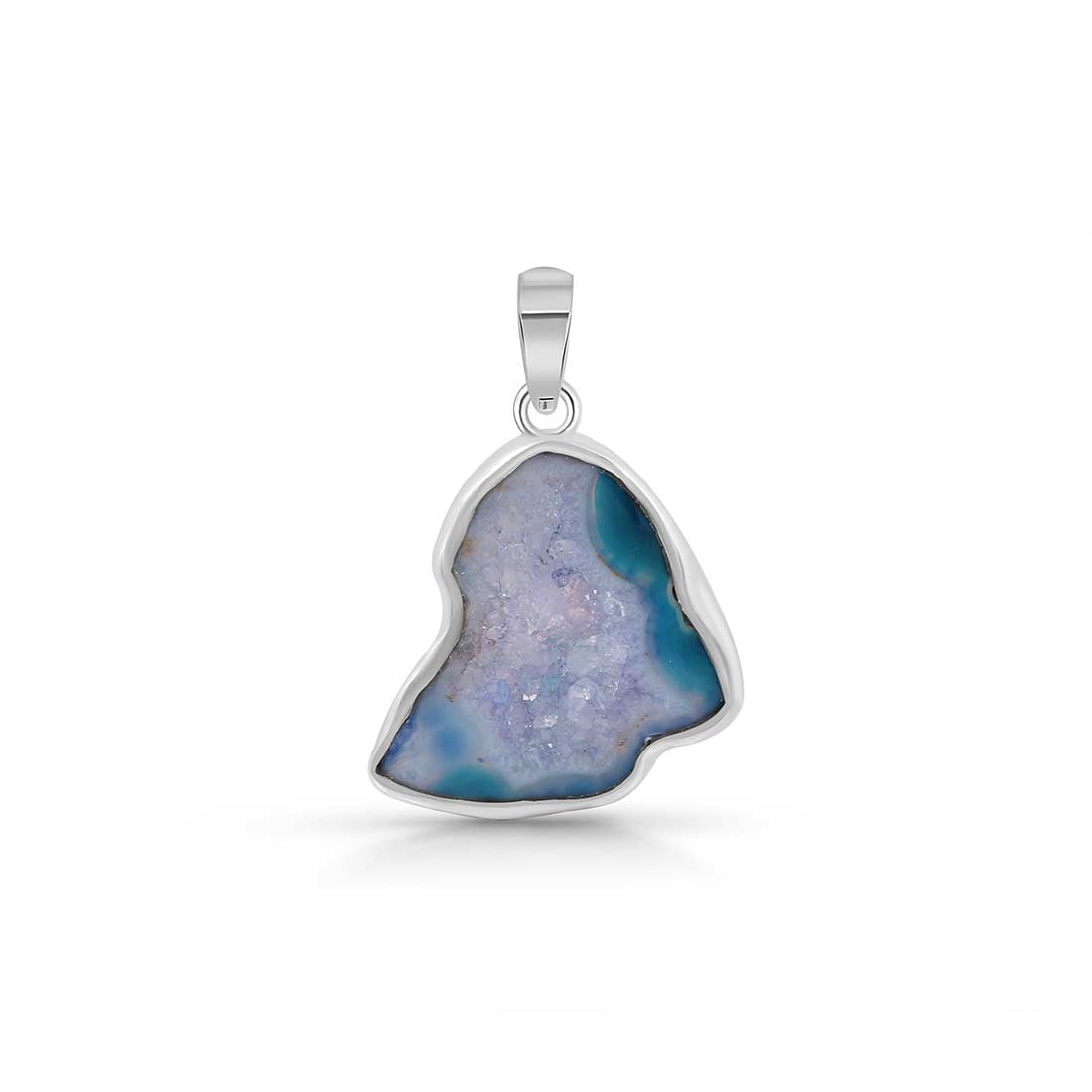 Blue Agate Pendant-(ABU-P-5.)